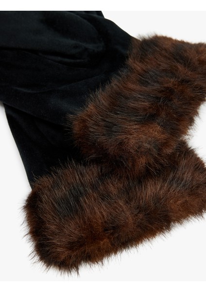 Suni Kürk Detaylı Eldiven fiyatları