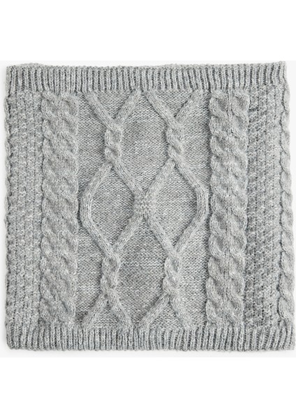 Saç Örgü Detaylı Yün Karışımlı Boyunluk fiyatları