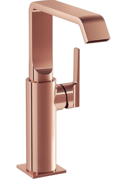 Suit A4276529 Çanak Lavabo Bataryası Yandan, Soft Bakır