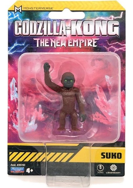 MN313000 Godzilla Vs. Kong Mini Figür 5 cm - 1 Adet Stokta Olan Gönderilir modelleri