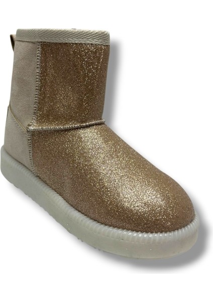 Bebe 620F-26 Süet Simli Deri Anatomik Kız Çocuk Bot 31-36