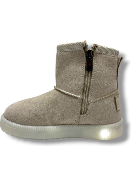 Bebe 630P-26 Süet Deri Işıklı Anatomik Kız Çocuk Bot 26-30 modelleri