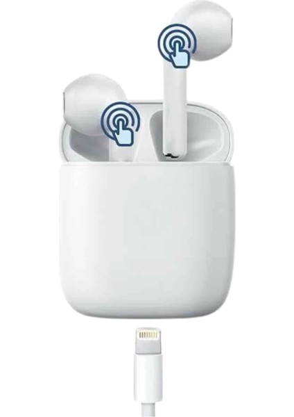 Yeni Nesil Çift Mikrofonlu Dokunmatik Kablosuz Bluetooth Kulaklık