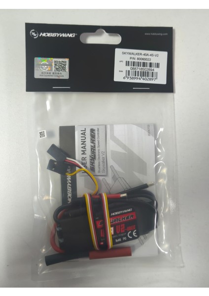 Skywalker V2 40A Siyah Esc 5V 5A Ubec Fırçasız Drone Motoru Hız Kontrolcüsü