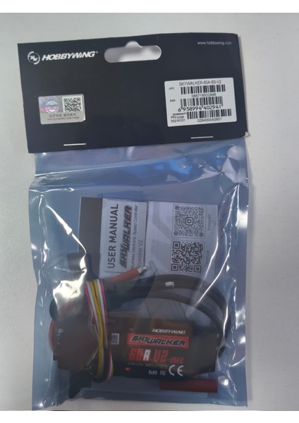 Skywalker V2 60A Siyah Esc 5V 7A Ubec Fırçasız Drone Motoru Hız Kontrolcüsü