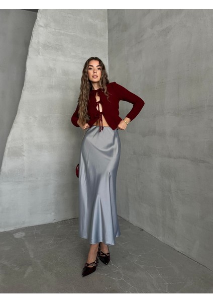 Maxi Boy Saten Etek Gri fırsatları