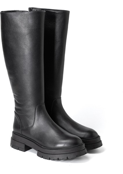 Kadın SR-25900-1 John May Siyah Zenne Çizme modelleri