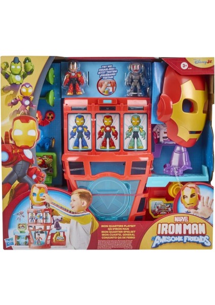 G1259 Iron Man And His Awesome Friends Iron Quarters Oyun Seti fırsatları