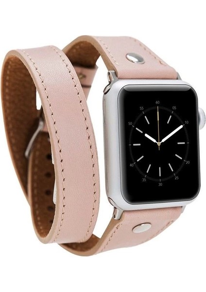 Apple Watch Uyumlu Deri Kordon 38-40-41MM Slim Dtst Nu1