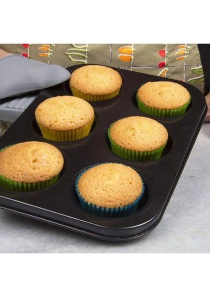 6’lı Muffin Kek Kalıbı – Dayanıklı, Çok Amaçlı Fırın Kalıbı fırsatları