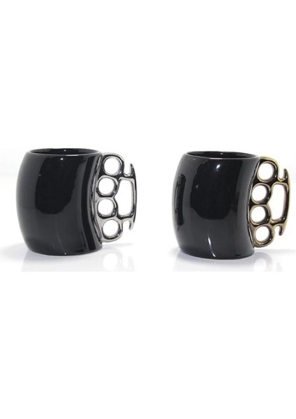 Porselen Muşta Tasarımlı Kupa Bardak