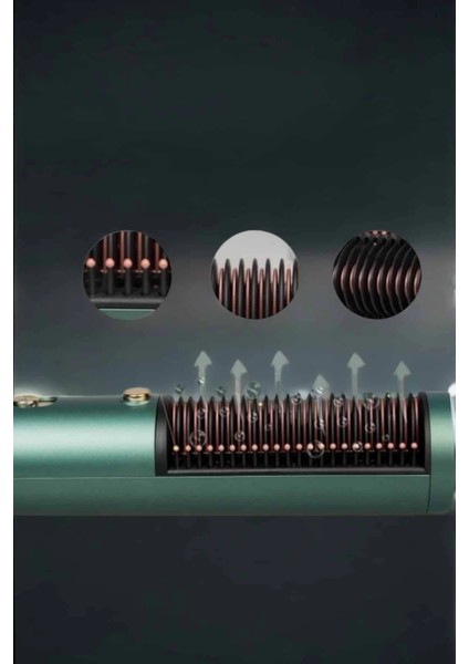 Üflemeli Fön Tarak Düzleştirici Seramik Kaplama Elektriklenme Karşıtı fırsatları