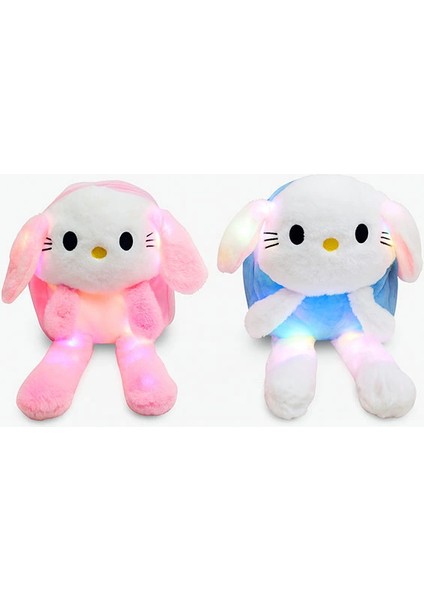 Peluş Işıklı Oynar Kulaklı My Melody ve Cinnamoroll Sırt Çantası ALK3012 fiyatları
