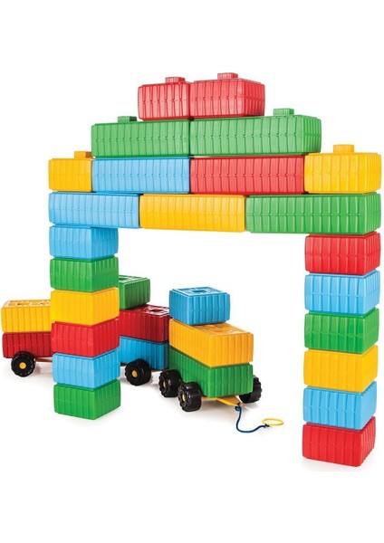 03251 Tuğla Blok ve Araba Seti S172117281