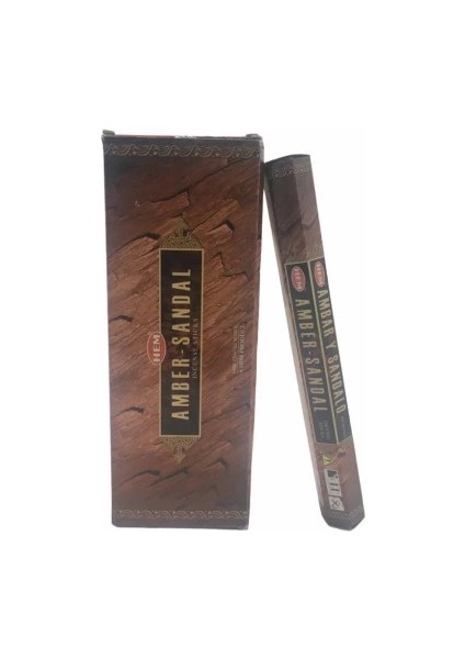 Hem Amber Sandal Aromalı Çubuk Tütsü