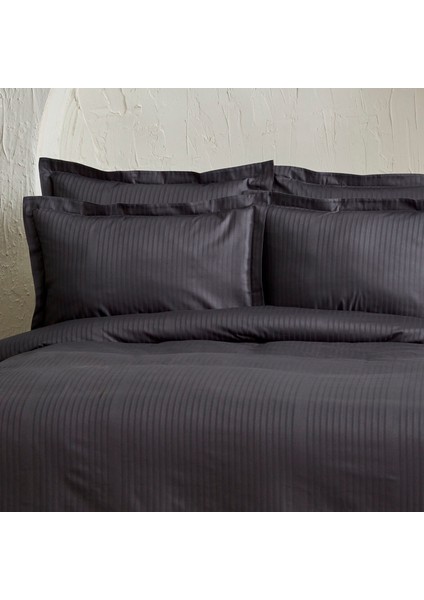 Uniq %100 Pamuk Saten King Size Nevresim Takımı Antrasit fiyatları