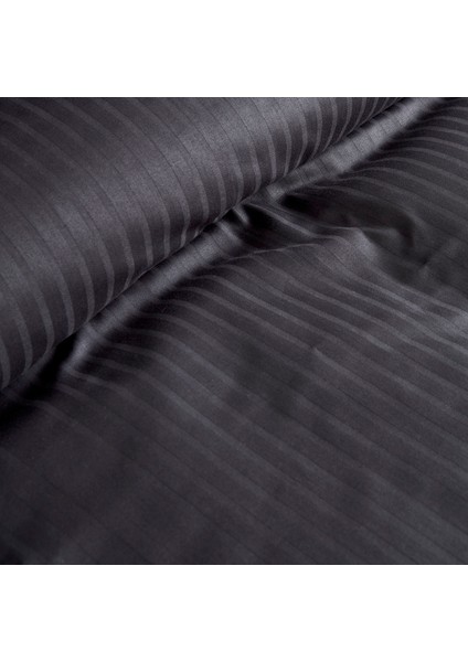 Uniq %100 Pamuk Saten King Size Nevresim Takımı Antrasit