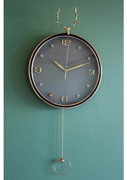 Geyikli Sarkaçlı Duvar Saati