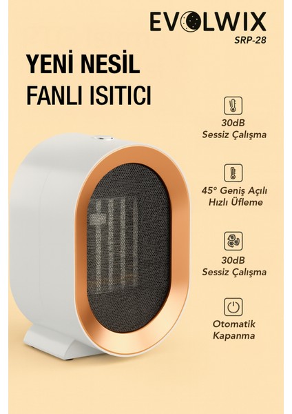 1200W Mini Fanlı Isıtıcı Srp-28
