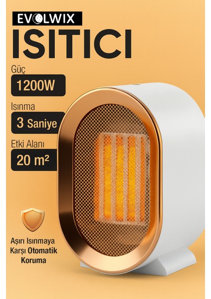 1200W Mini Fanlı Isıtıcı Srp-28 modelleri