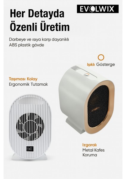 1200W Mini Fanlı Isıtıcı Srp-28