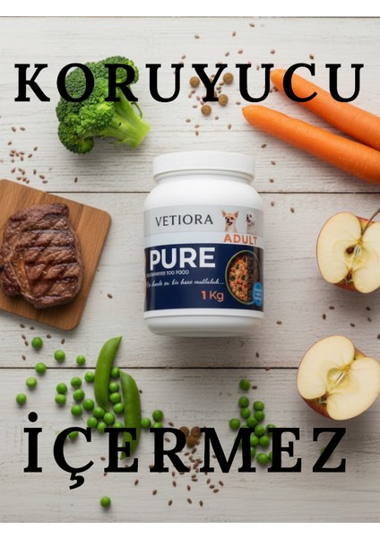 Yeni Nesil Küçük Irk Yetişkin Köpek Maması, İnsan Sınıfı Formunda, Et, Tahıl, Meyve, Sebze 1 kg indirimleri
