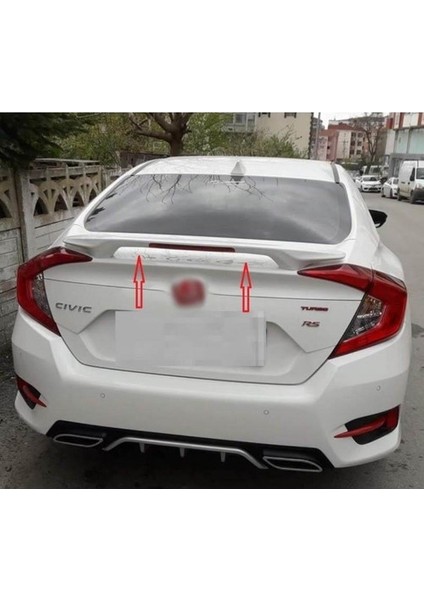 Honda Civic Fc5 (2016-2021) Uyumlu Plastik Işıklı Spoiler fiyatları
