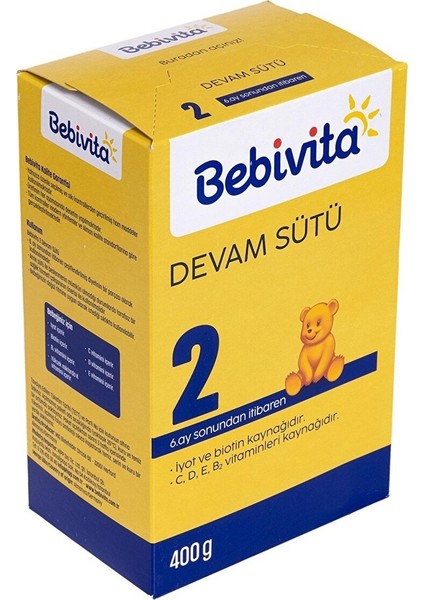 Bebek Sütü 400GR No:2 (6-12 Ay) (2 Li Set) fiyatları