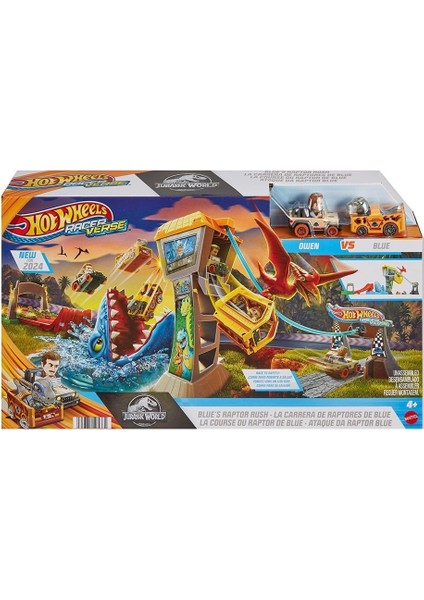 HTP12 Hot Wheels Racerverse Jurassic Pist Seti
