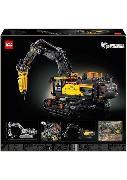 42215 LEGO Technic Volvo EC500 Hybrid Ekskavatör 2359 Parça +18 Yaş