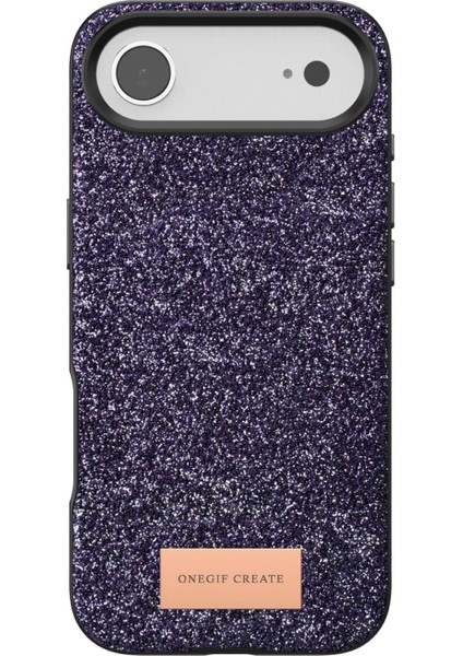 Apple iPhone 17 Uyumlu Kadife Iç Yüzeyli Parlak Taşlı Şık Kapak fırsatları