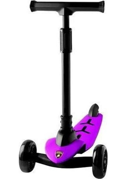 LB2005 Lamborghini Mor Renk Scooter Işıklı Tekerlek