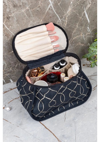 Seyahat Makyaj Çantası 6 Cepli Makyaj Organizeri Çanta fiyatları