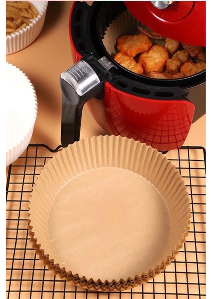 Airfryer (Hava Fritözü) Fritöz Pişirme Kağıdı 50 Adet