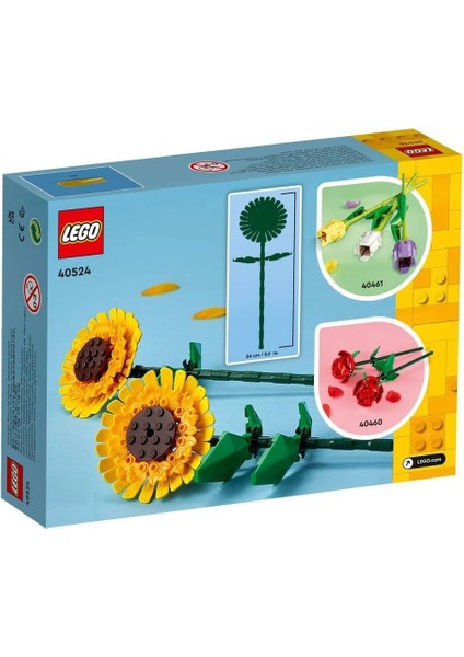 40524 Lego® Iconic Botanical Collection Ayçiçeği 191 Parça +8 Yaş modelleri