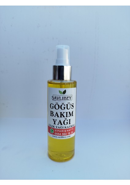 Göğüs Bakım Yağı (Çilek Yağı Katkılı)