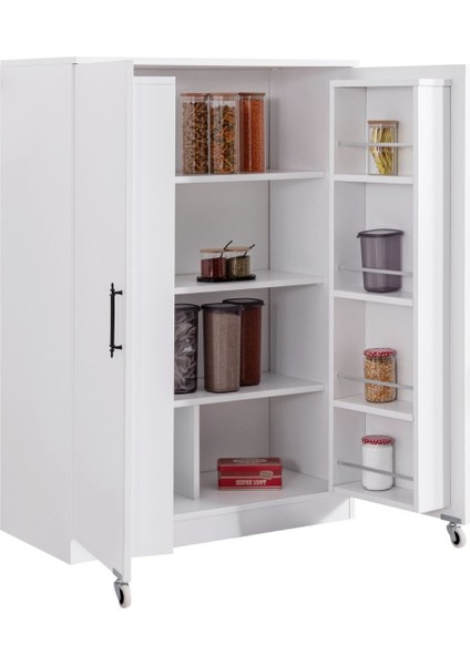 Kiler Dolabı , Blesk 2 Kapaklı Küçük Erzak Kiler Mutfak Dolabı Beyaz fırsatları