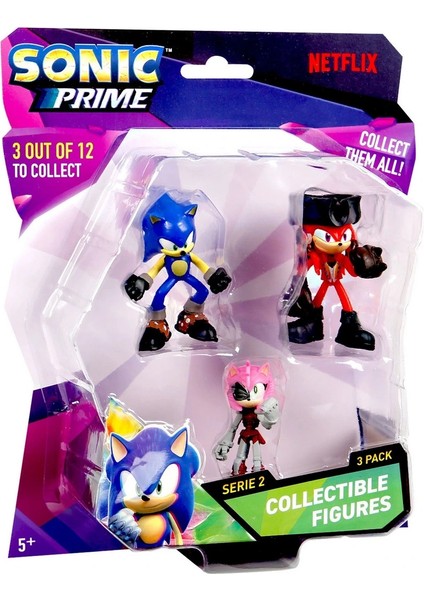 Sonic Prime 3'lü Figür Seri 2 Blister Asorti fırsatları