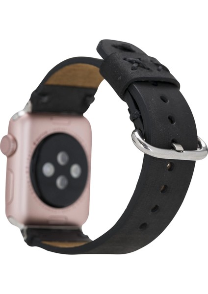 Apple Watch Uyumlu Deri Kordon Orfe 42-44-45MM G1 Siyah fiyatları