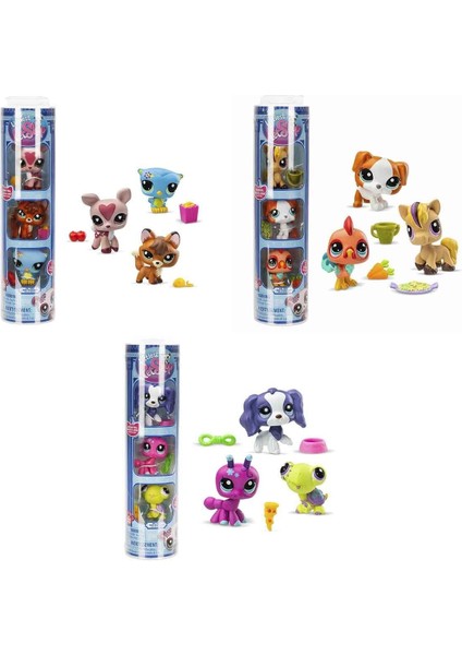 6469 Sun-Littlest Pet Shop Minişler 3’lü Figür Seti