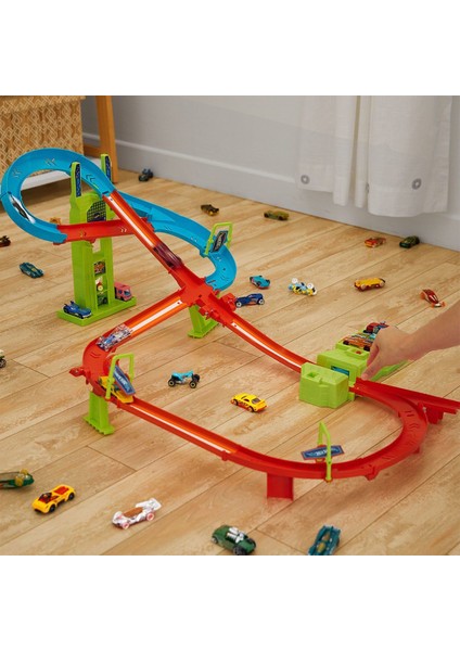 HPC07 Hot Wheels Neon Yarışlar Çoklu Yarış Heyecanı Pist Seti