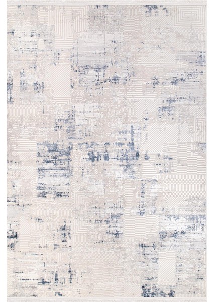 Rose 01 Mavi Serisi Akrilik Salon Oturma Yatak Odası Halısı