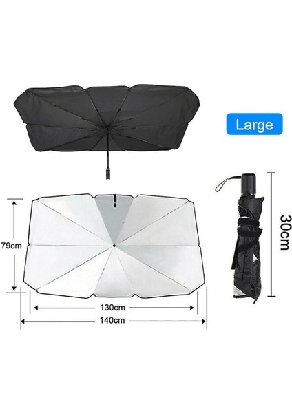 Araba Güneş Gölge Koruyucu Şemsiye Oto Ön Cam GÜNEŞLIK(145CM*79CM) modelleri