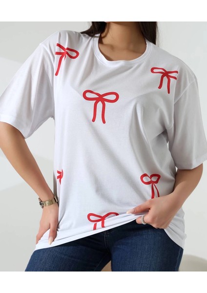 Kurdele Baskılı Tişört modelleri