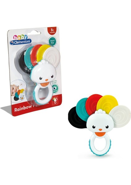 17325 Baby Clementoni - Gökkuşağı Çıngırak +3 Ay