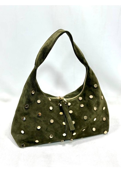 Mesbag Kadın Çanta Hakiki Süet Deri