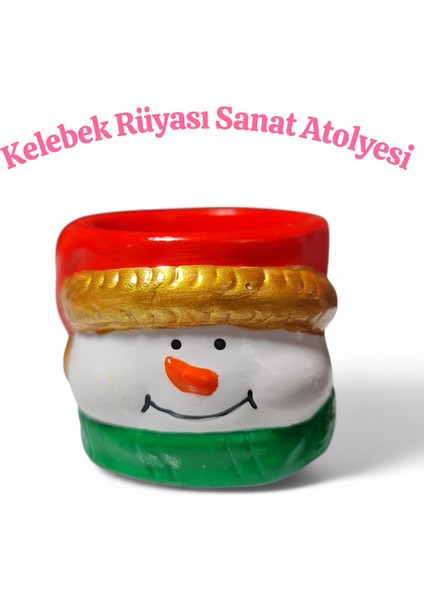 Noel Mumluk-Kardanadam Mumluk-Yeşil,kırmızı-1 Adet