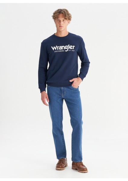 Mavi Erkek Straight Denim Pantolon MW121HR36B Orta Mavi Denim Pantolon