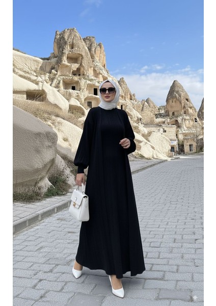 Kadın Balıkçı Yaka Hırkalı Triko Tessettür Elbise fiyatları