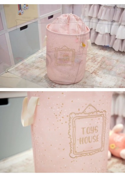 Oyuncak Sepeti/kirli Çamaşır Sepeti 46X31 cm Bebek Odası Düzenleyici Torbalı Sepet modelleri